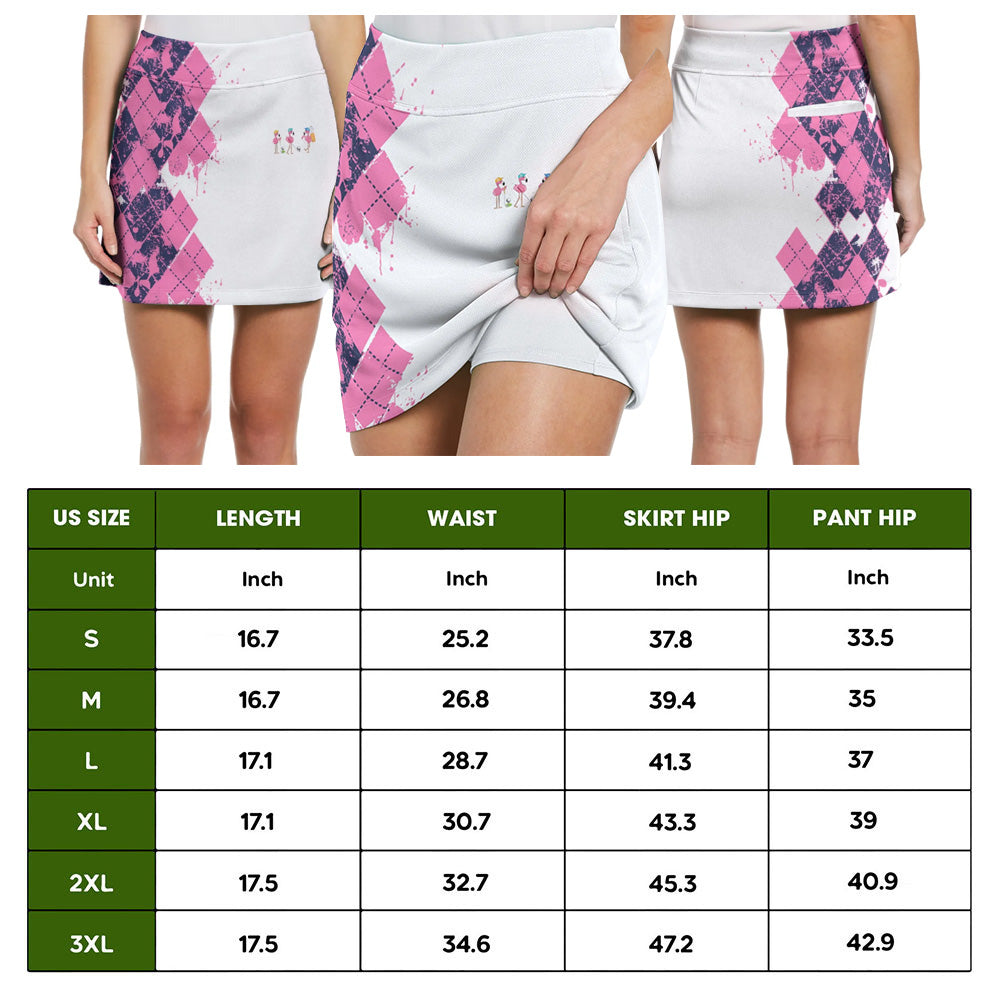 GOLF FRIENDS Flamingo Bundle Skort KVH050101