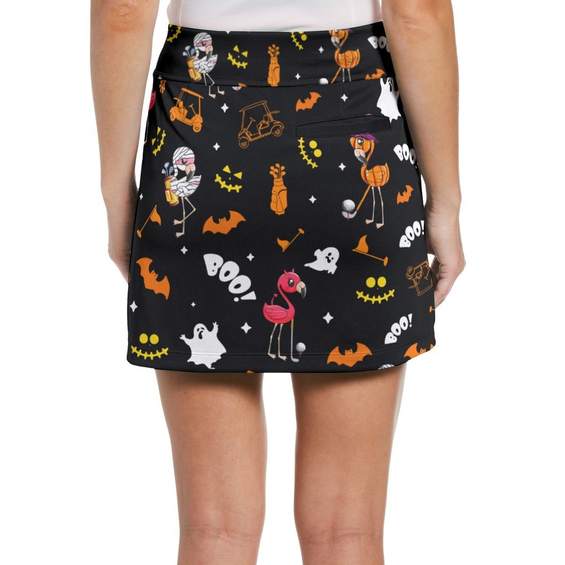 Flamingo Golf Halloween Skort KVH050201