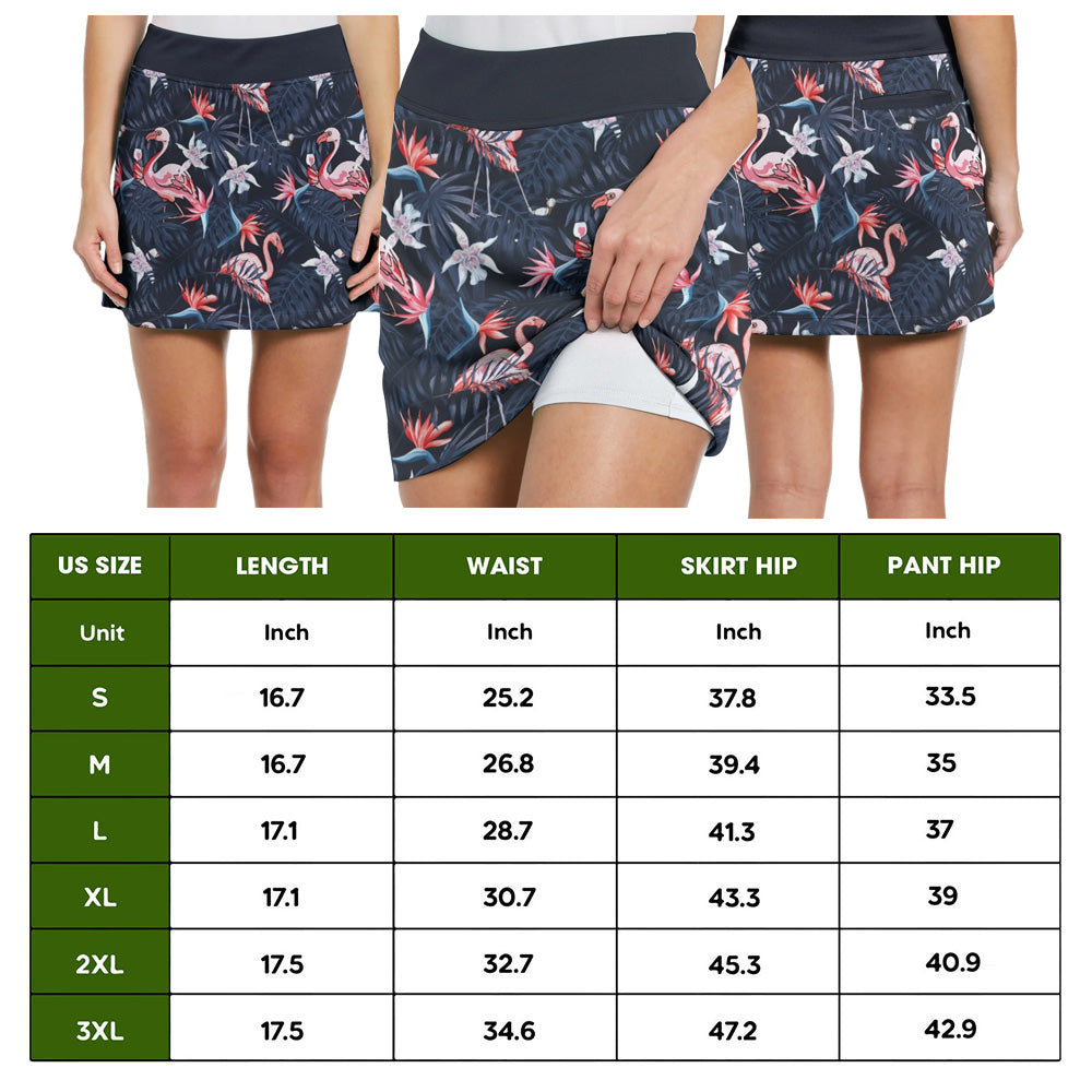 I'm A Simple Women Flamingo Tropical Skort KVH050301