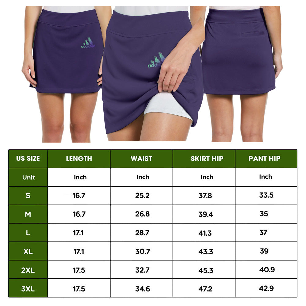 Gradient Par Then Bar Flamingo Bundle Skort KVH080101