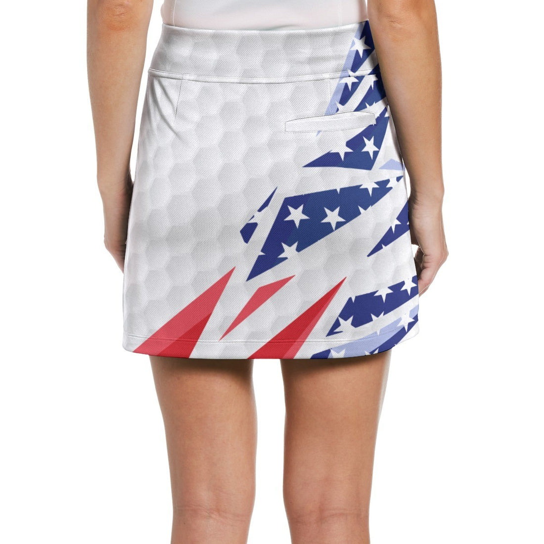 Addicted American Flag Abstract Skort KVH080201