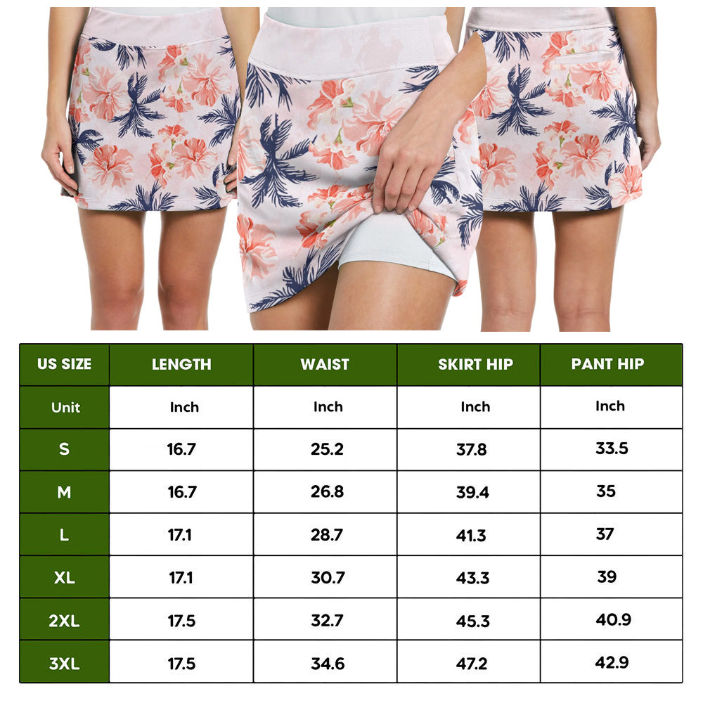 Flamingo Golf Flowers Skort KVH110301