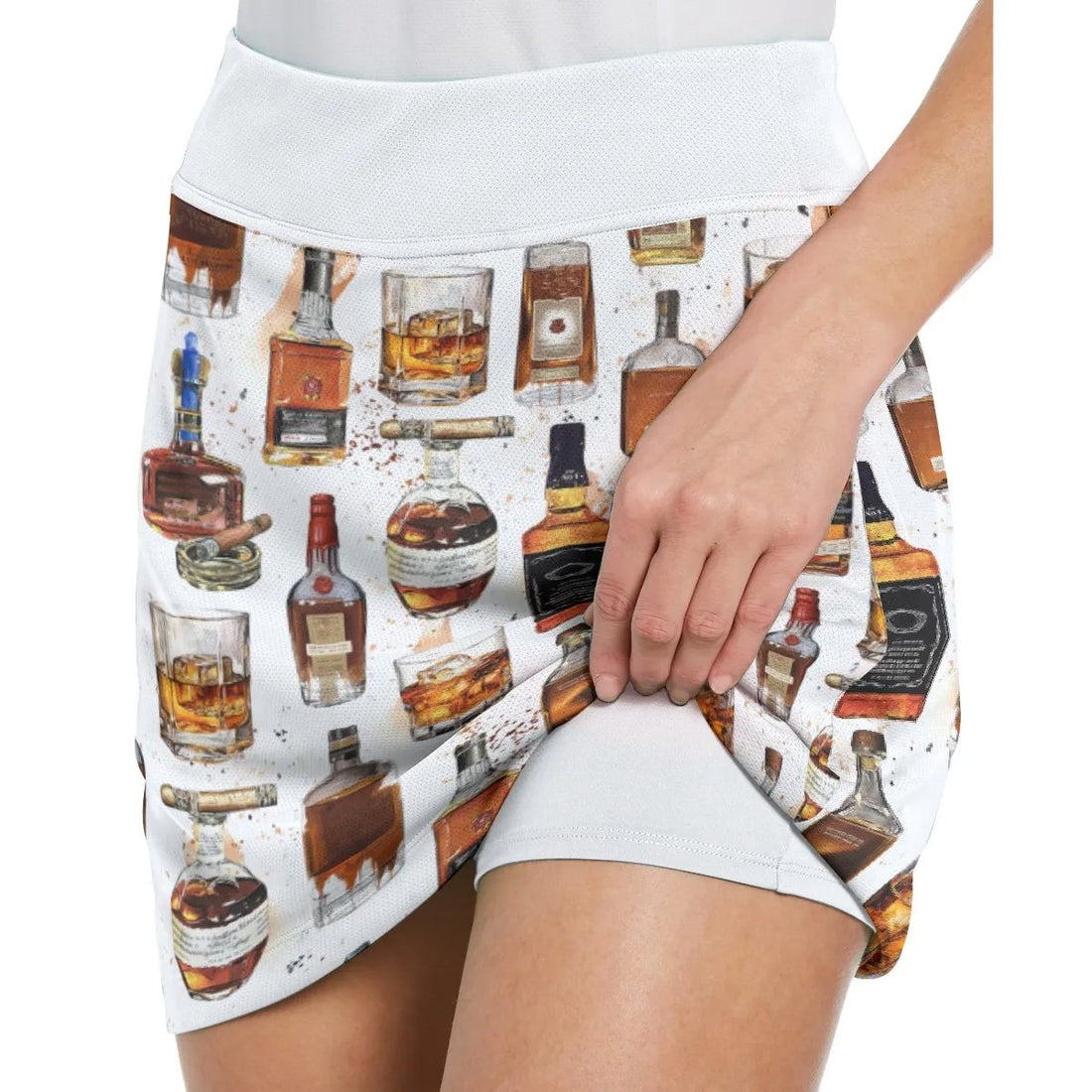 Plan For The Day Bourbon Whiskey Bundle Skort KVH110401