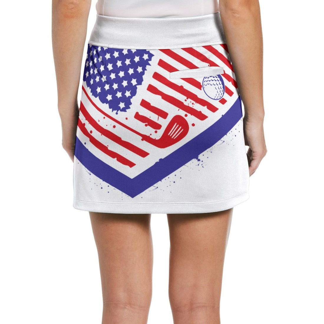 AMERICA FLAG SWING SWEAR REPEAT Skort KVH130101