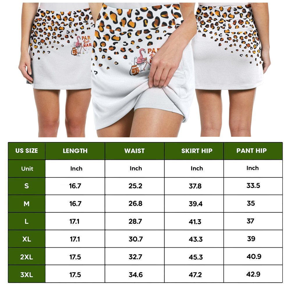 Par Then Bar Whiskey Leopard Bundle Skort KVH130401