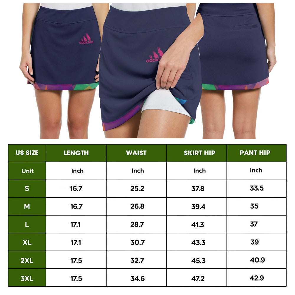 Par Then Bar Color Skort KVH140301