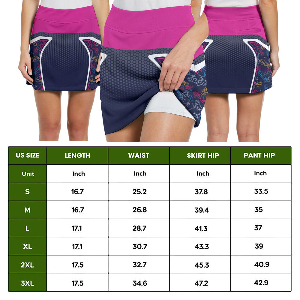 Addicted Golf Line Pink Skort KVH160301