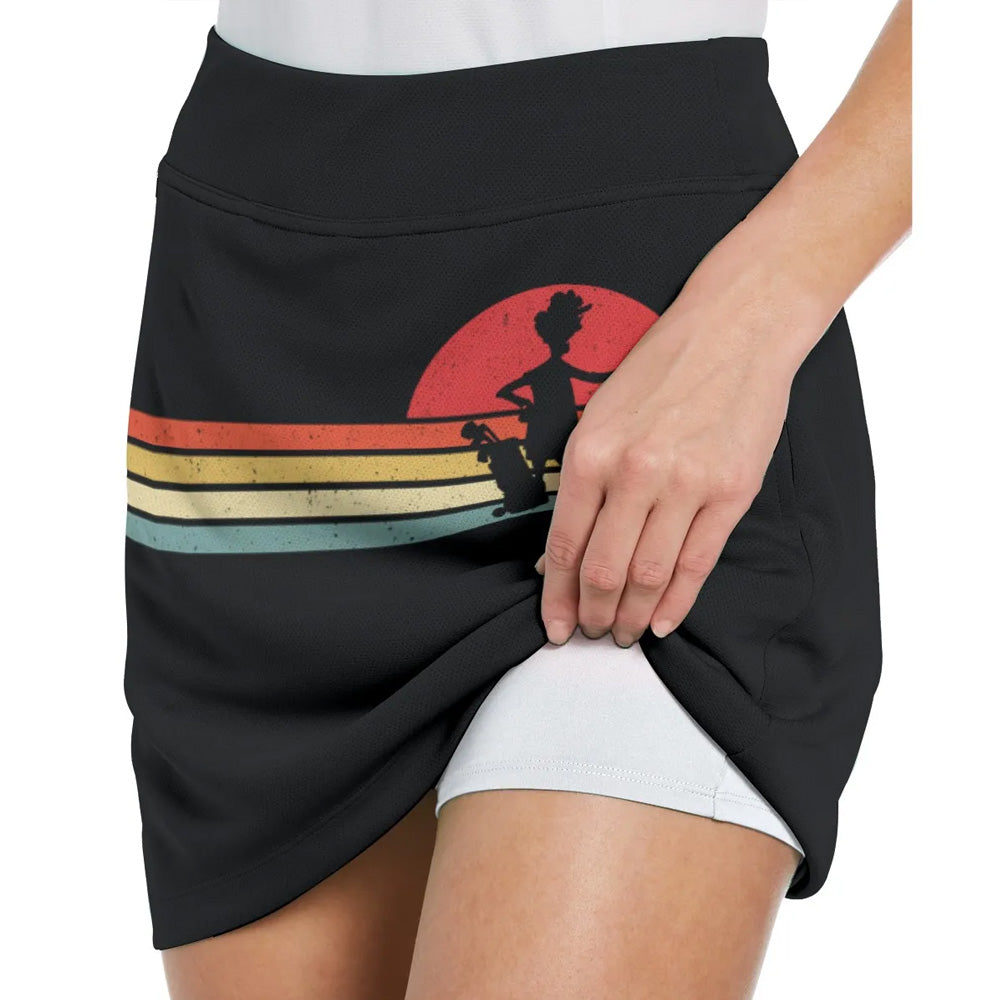 RETRO STYLE NEVER UNDERESTIMATE AN OLD LADY WITH A GOLF CLUB Skort KVH180501