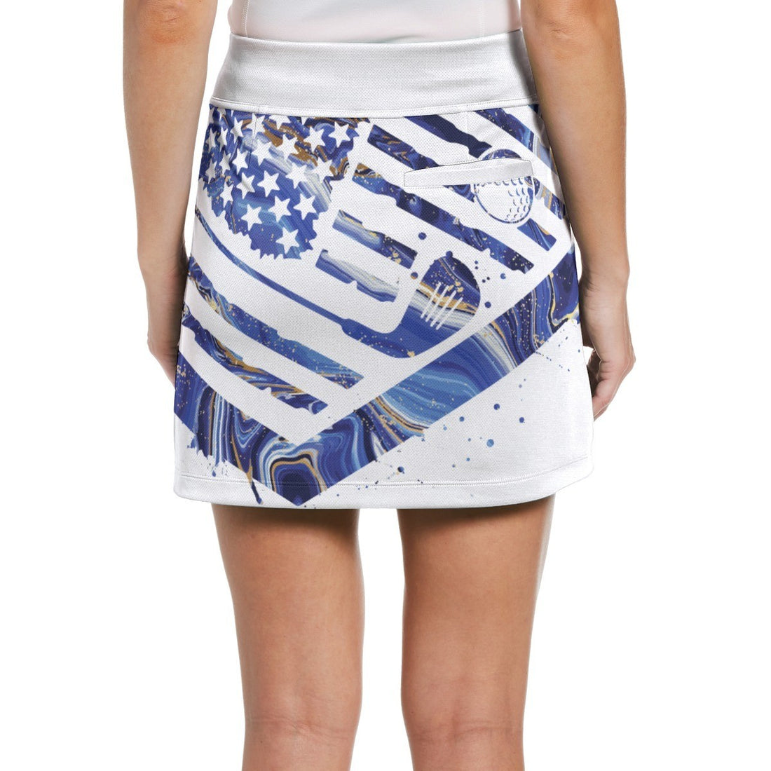 BLUE MARBLE SWING SWEAR REPEAT Skort KVH250101