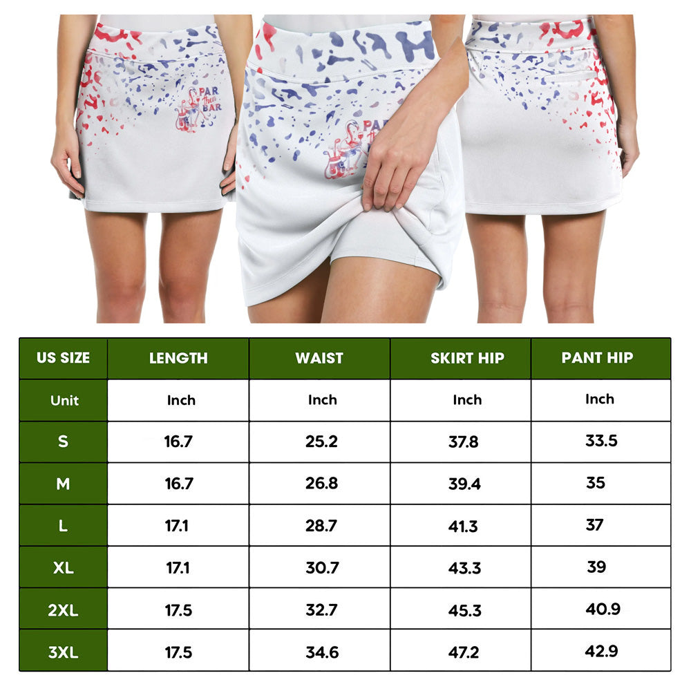 Watercolor Leopard Par Then Bar Flamingo V2 Bundle Skort KVH250201