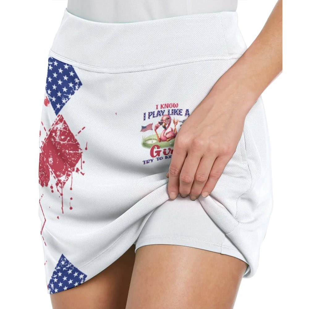 American Flamingo Try To Keep Up Skort KVH270301