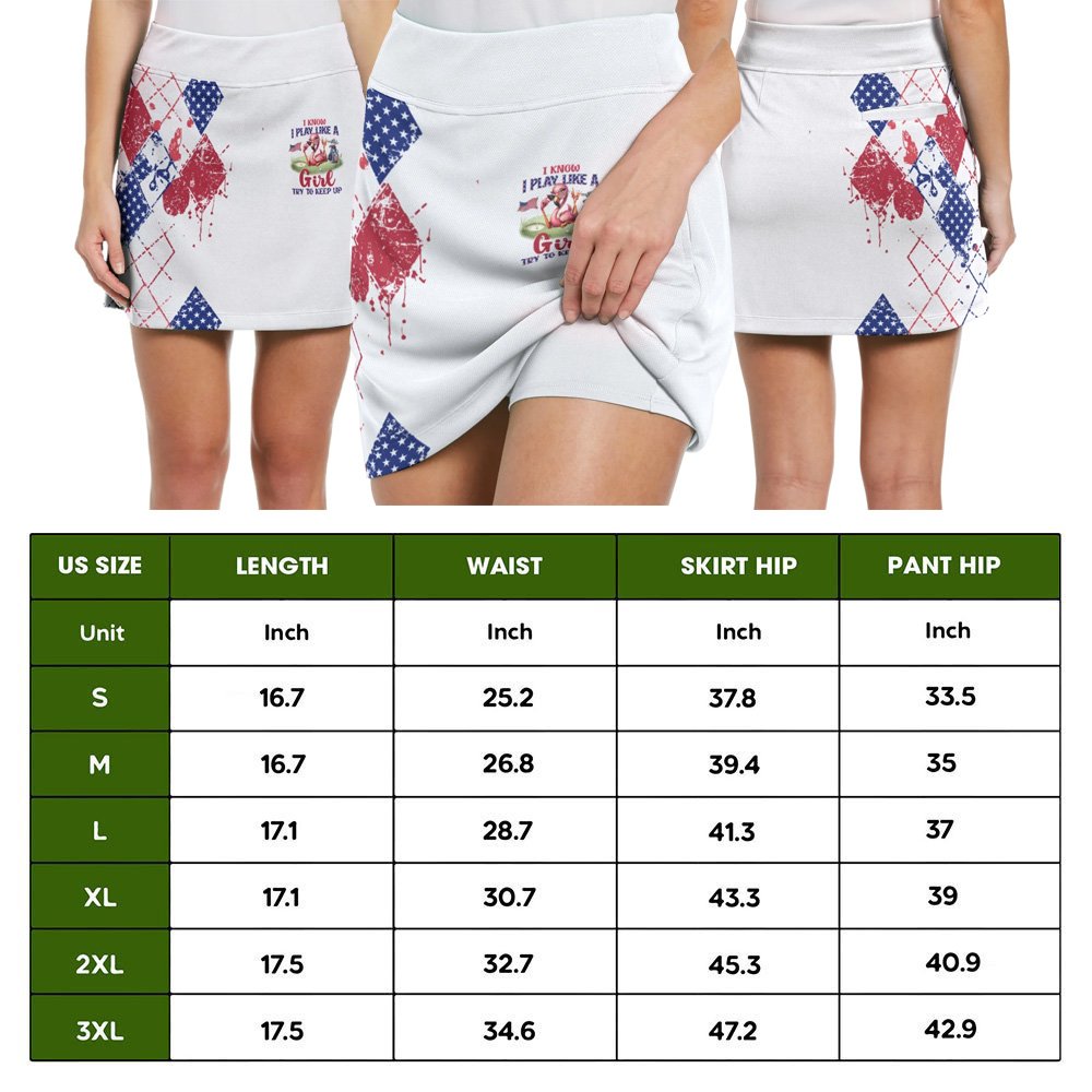 American Flamingo Try To Keep Up Skort KVH270301