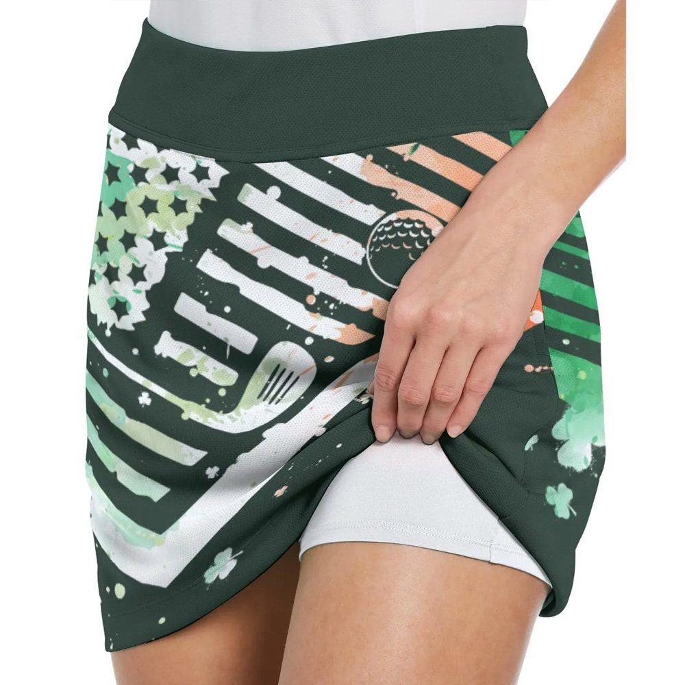 Shenanigan Squad American Flag Golf Bundle Skort KVH290601