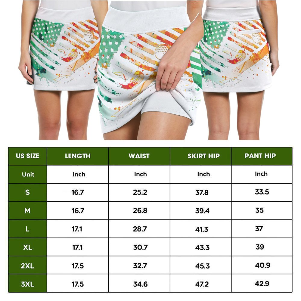 This Is My Lucky Golf Shirt ST Patrick's Day Golf Skort KVH300601