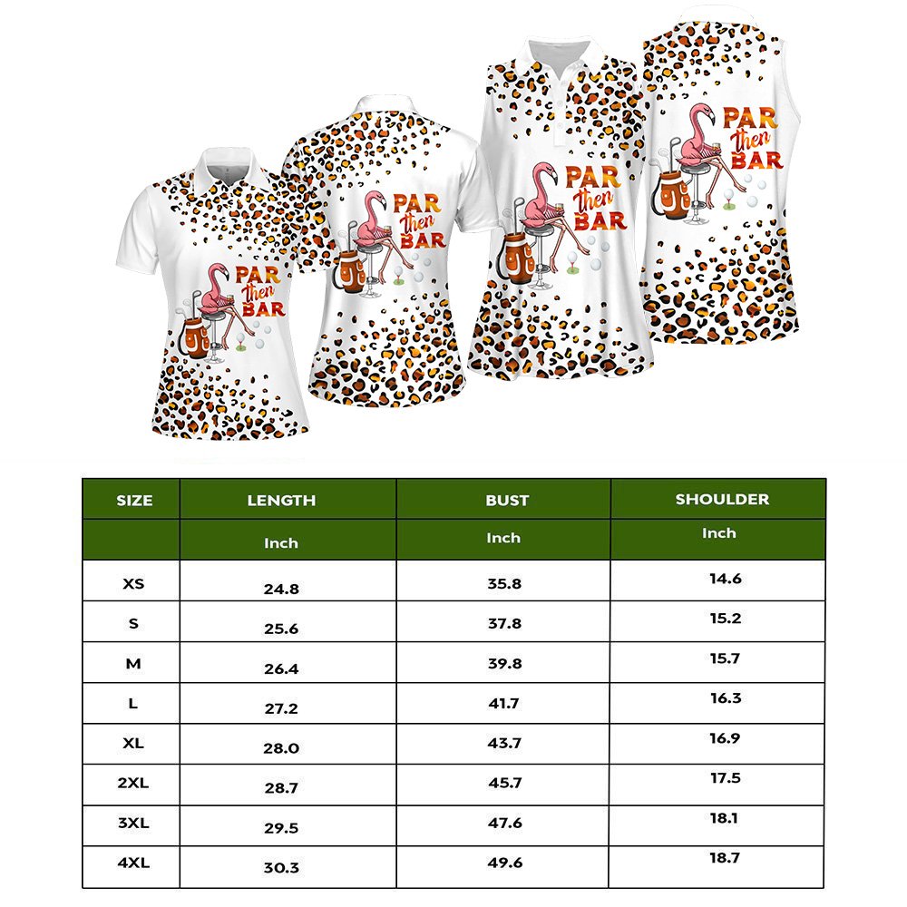 Par Then Bar Whiskey Leopard Women Polo Shirt LVH130401