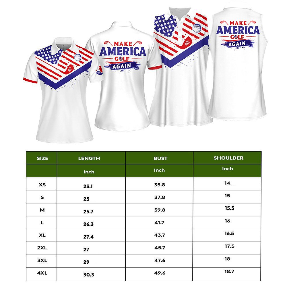 Make America Golf Again Women Polo Shirt LVH210601