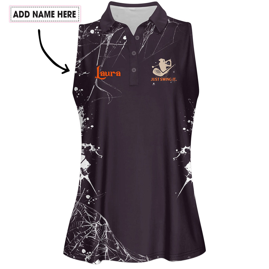 WEEKEND FORECAST GOLFING WITH A CHANCE OF DRINKING Halloween WOMEN POLO SHIRT LVH270401