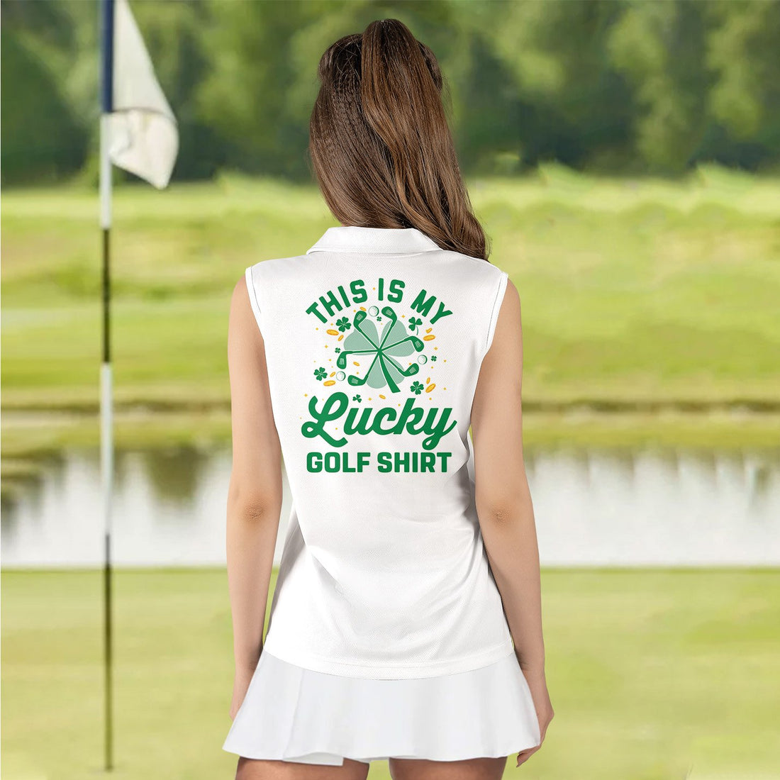 This Is My Lucky Golf Shirt ST Patrick's Day Golf Women Polo Shirt LVH300601