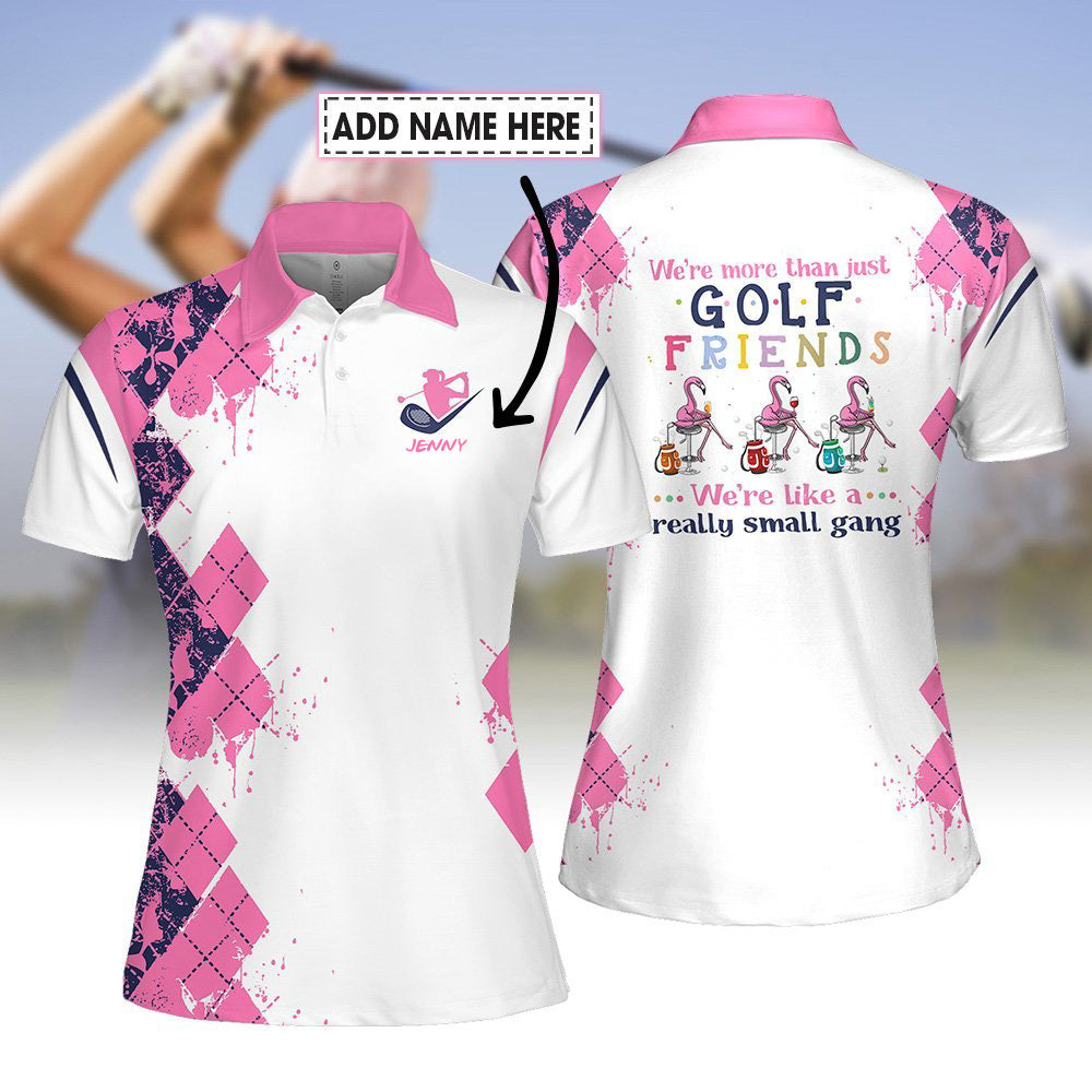 SMALL GANG GOLF Flamingo WOMEN POLO SHIRT LVH010401