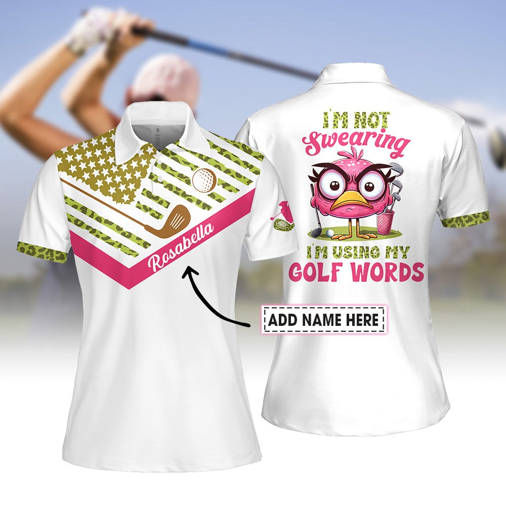 Flamingo I'm Not Swearing I'm Using My Golf Words LVH060601