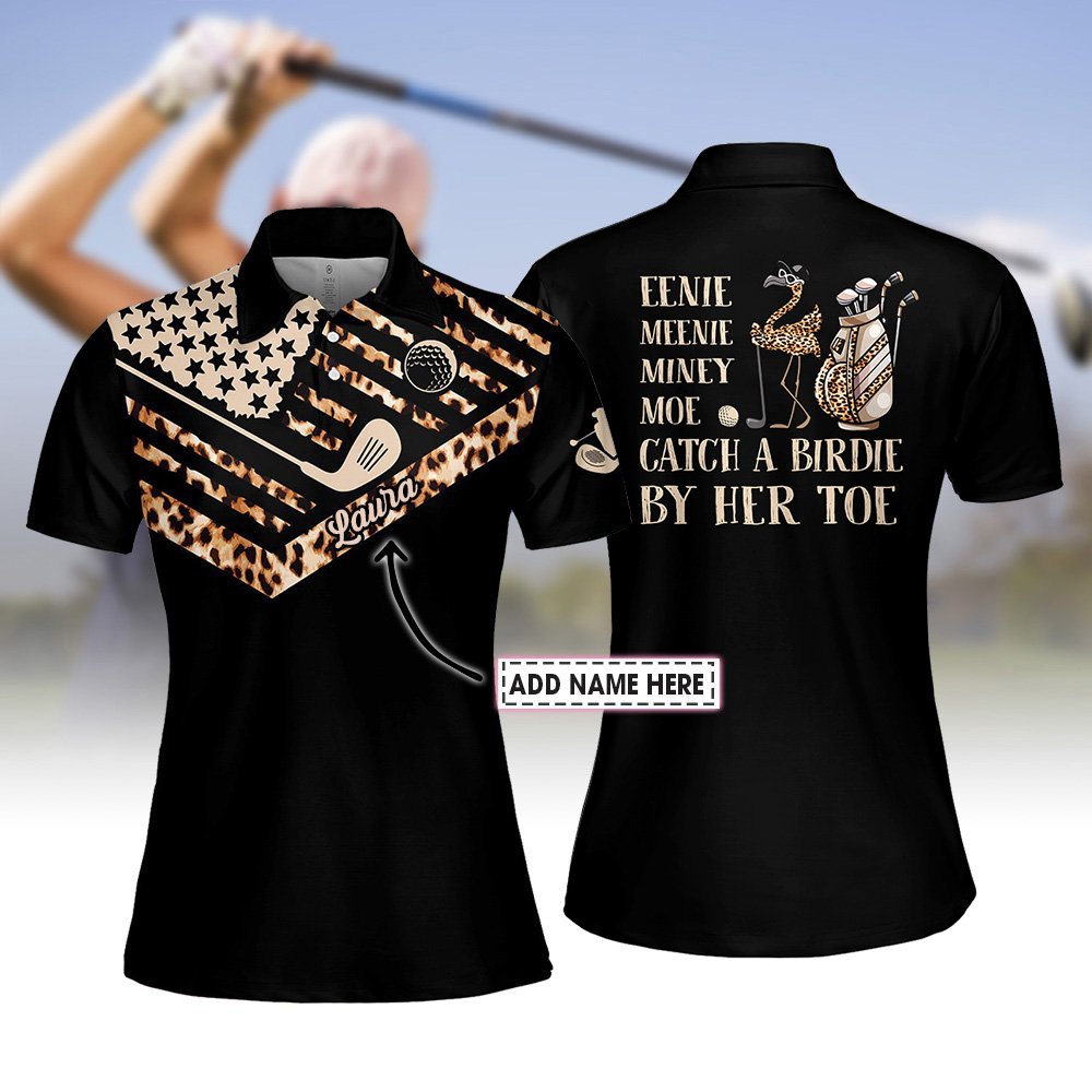Eenie Meenie Miney Moe Catch A Birdie By Her Toe Women Polo Shirt LVH060701