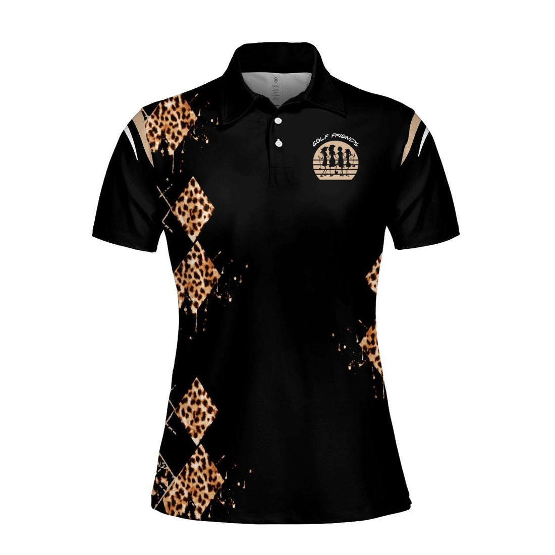 We’re Not Swearing We’re Using Our Golf Words Black Women Polo Shirt LVH140801