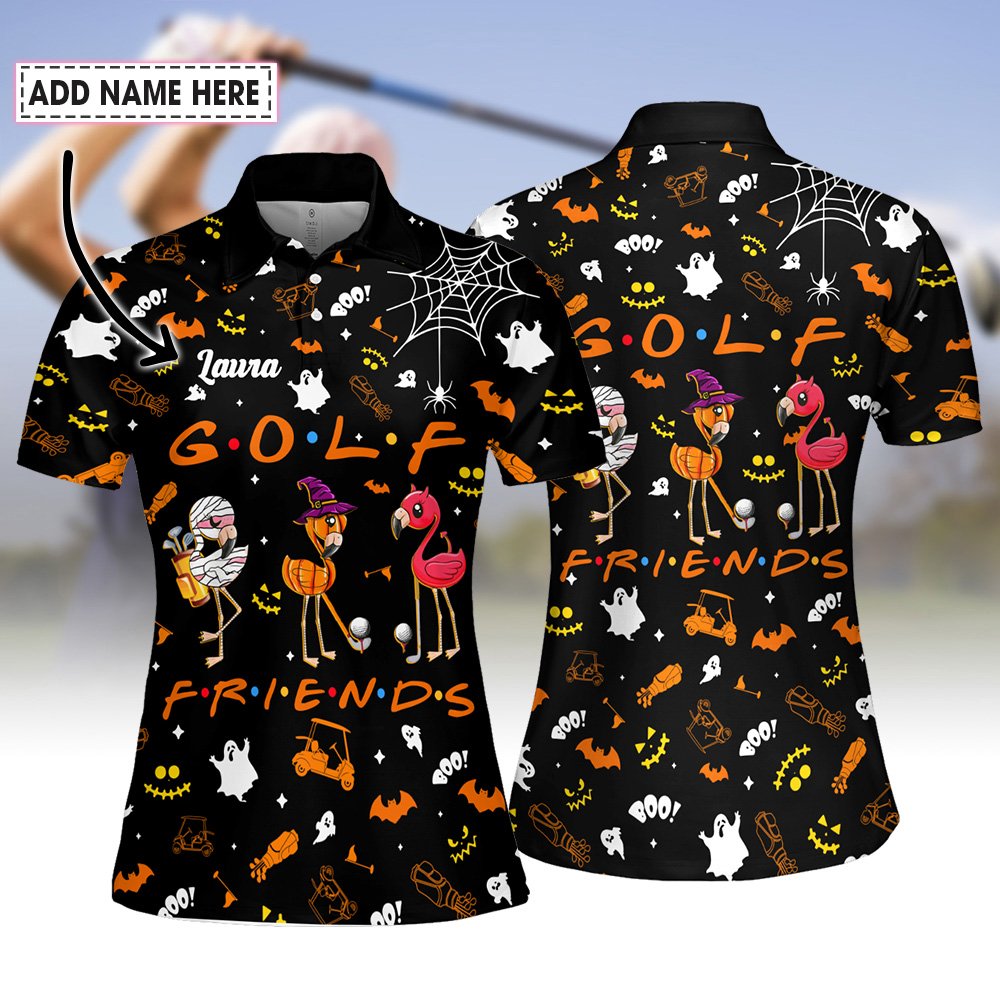 Golf Friends FLAMINGO GOLF HALLOWEEN WOMEN POLO SHIRT LVH300401