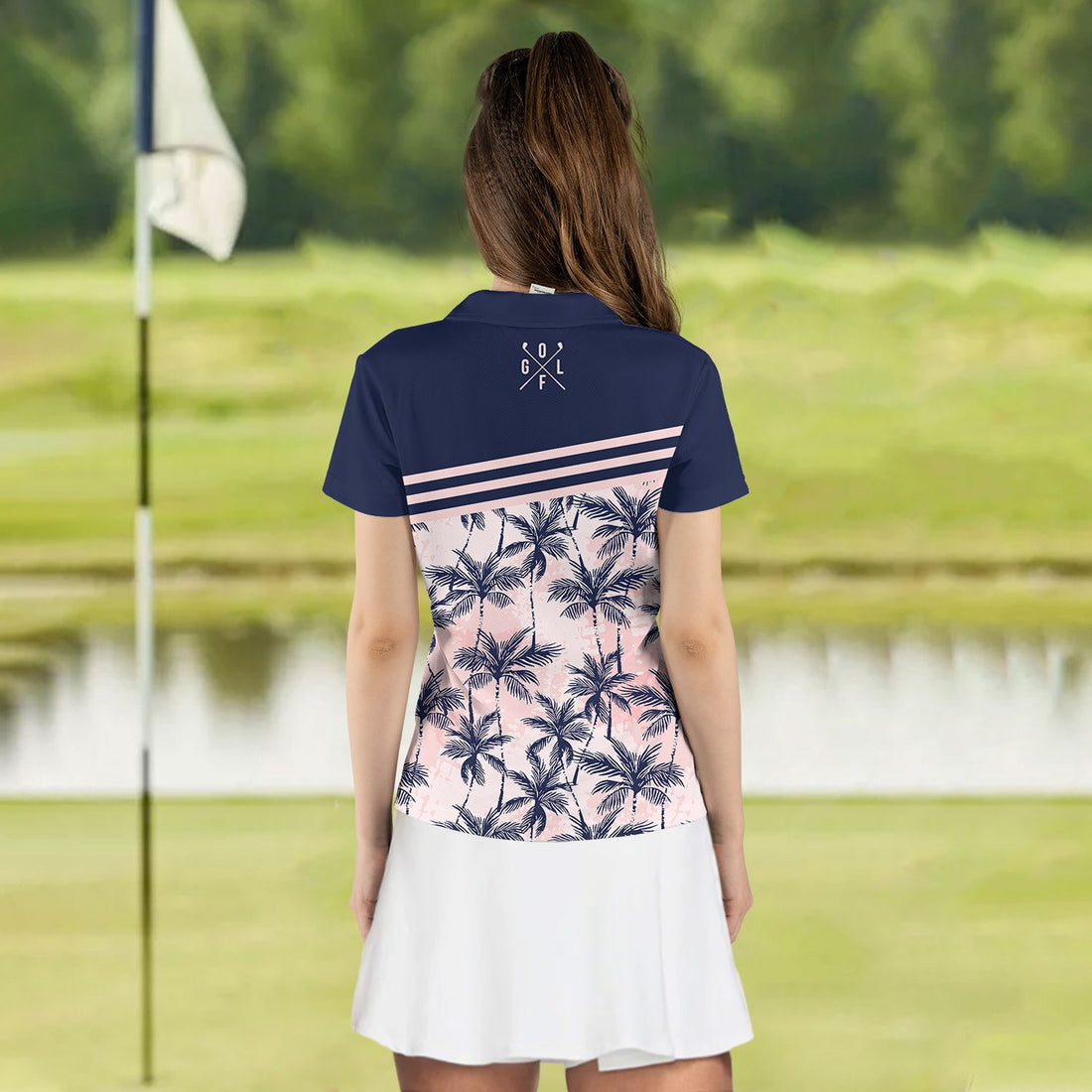 It Takes A Lot Of Ball To Golf The Way I Do Women Polo Shirt LVH020301