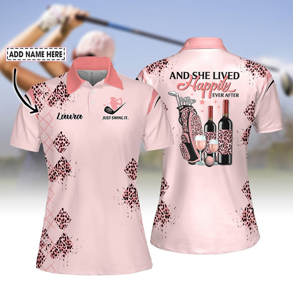 And She Lived Happily Ever After V2 Women Polo Shirt LVH190301